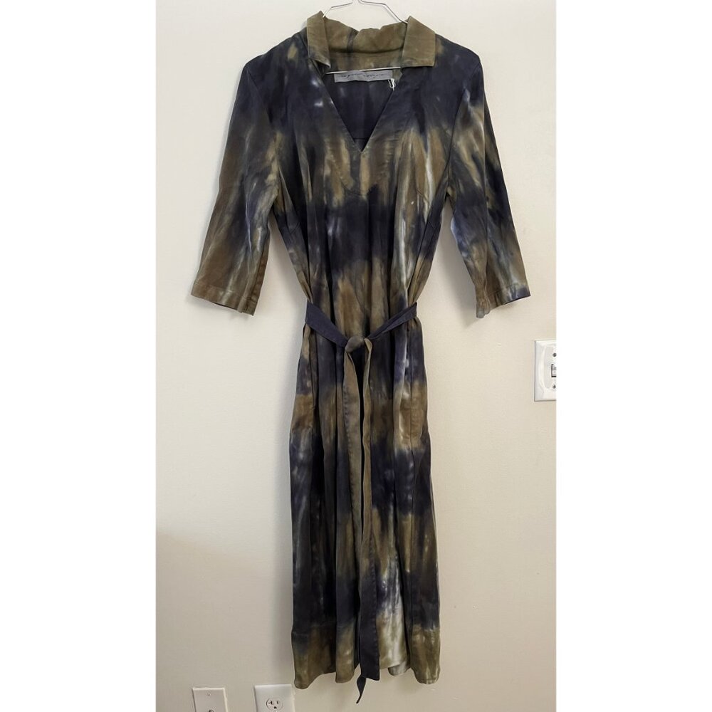 RAQUEL ALLEGRA TIE DYE BELT DRESS S - Picture 9 of 9